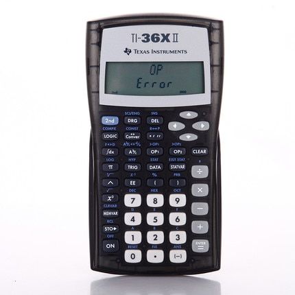 Texas Instruments TI-36X II Student Science Function Calculator Calculus Calculator Two Lines Display TI-36X II