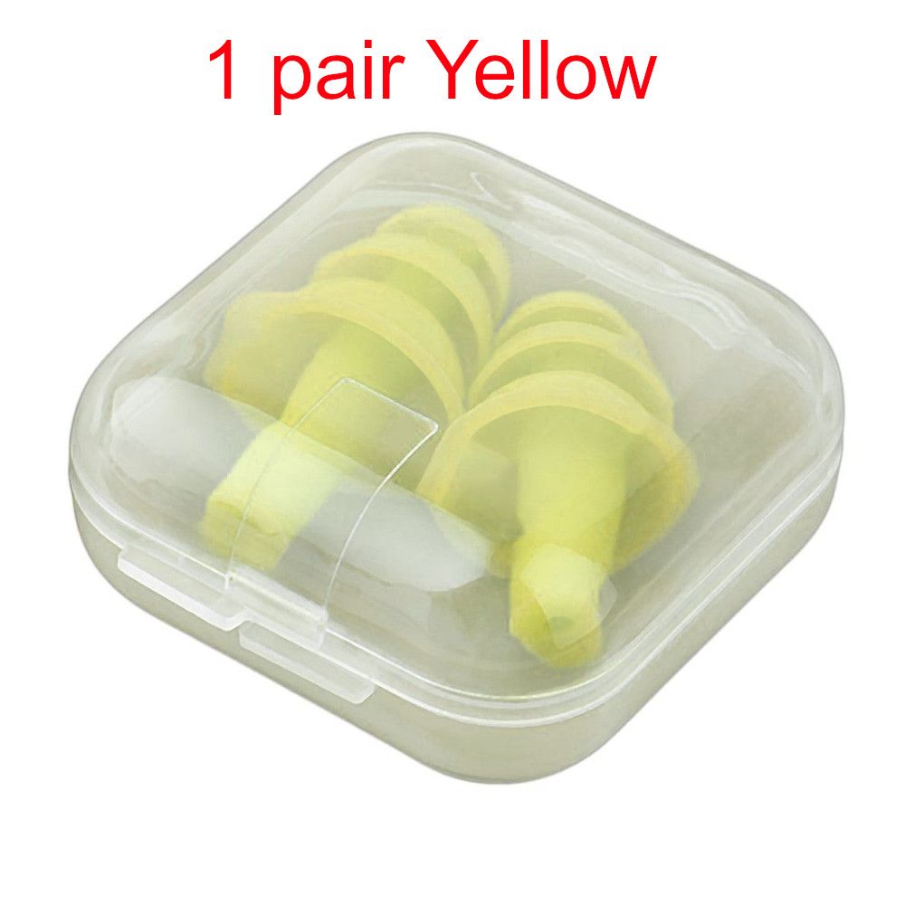 4Pairs Box-packed Comfort Earplugs Noise Reduction Silicone