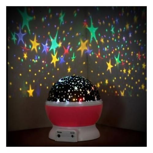 Led Night Sky Rotating Projector Starry Lights, 1 Pc