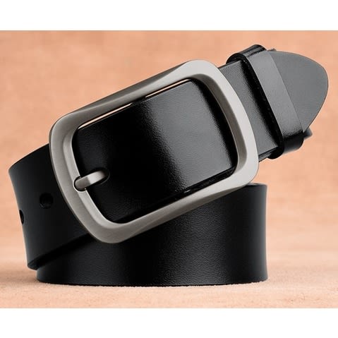 Men's Pure Leather Belt - Black
