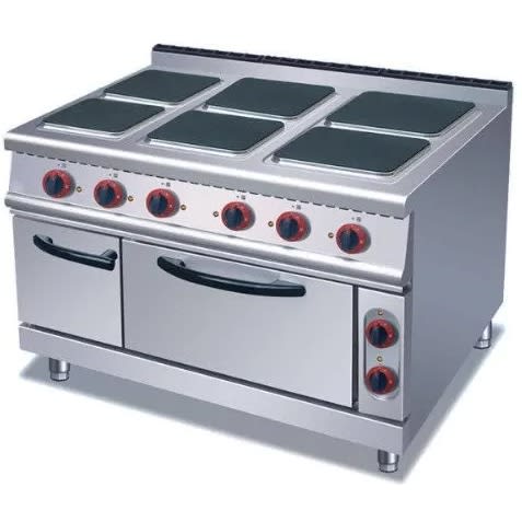 Electric Cooker With Oven -6 Plates-380v