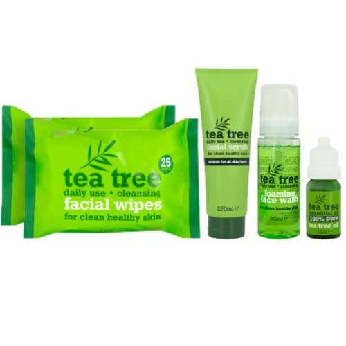 Four In One Facial Essentials - Oil + Face Wash + Scrub + Wipes