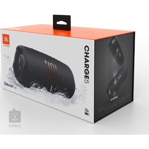 Charge 5 Portable Bluetooth Speaker With Ip67 Waterproof And Usb Charge Out - Black