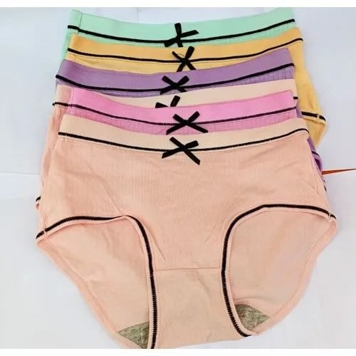 Ladies Cotton Panties -6 Pieces