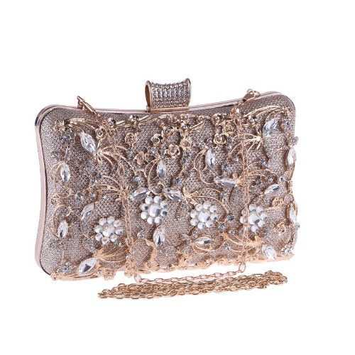 Ladies Crystal Rhinestone Party Bag