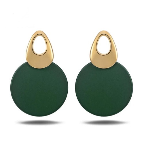Trendy Round Dangle Earrings