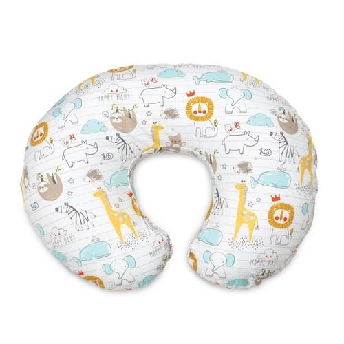 Boppy Original Nursing & Breastfeeding Pillow And Positioner- Story Book Stripe
