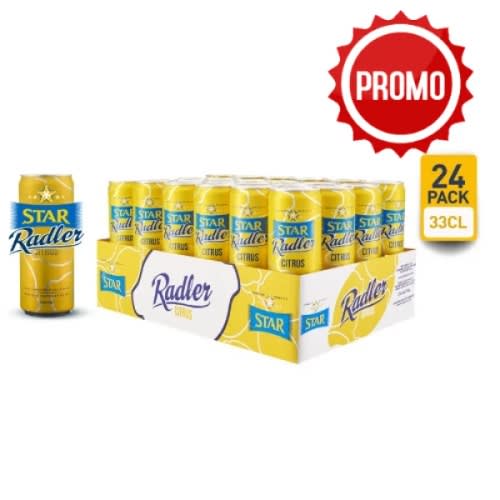 Star Radler Citrus - 33cl Can X 24Cans