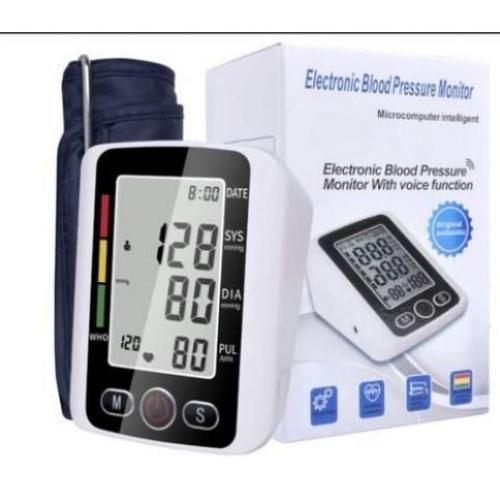New Electronic Blood Pressure Monitor BP Machine + Voice Function