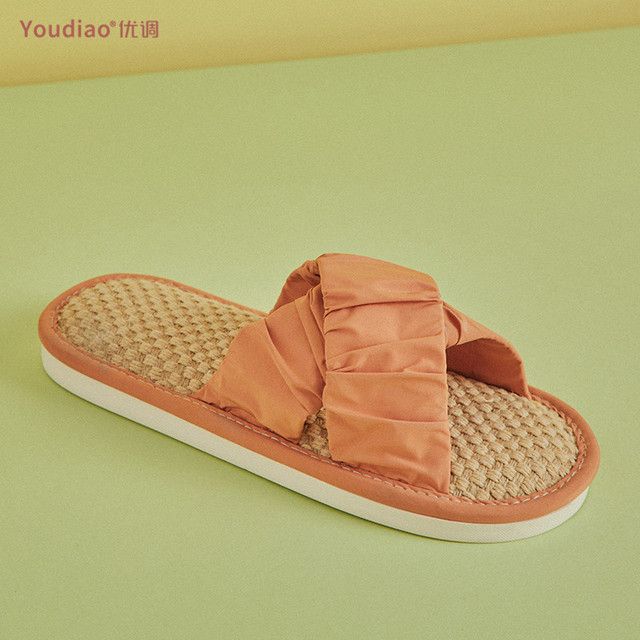 Boy Slippers Linen Shoes Women Shoes Indoor Slipper Silent House