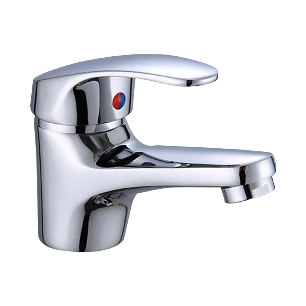 Bathroom Sink Faucet Single Handle Brass Kitchen Basin Faucet Ceramic Valve Hot & Cold Water Mixed Water Tap Polished Chrome With Hose