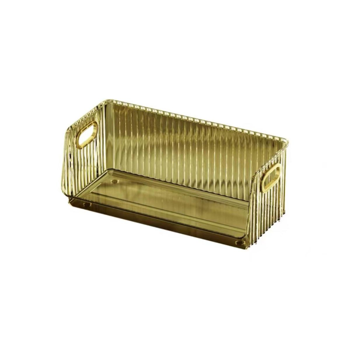 Makeup Storage Box Beauty Storage Box Holder Golden