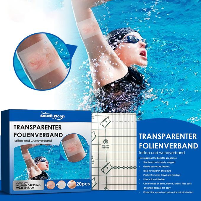 Transparent Stretch Adhesive Bandage Showerproof Film Dressing For