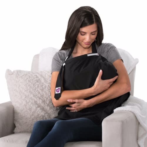 Baby Breastfeeding Nursing Cover - Black