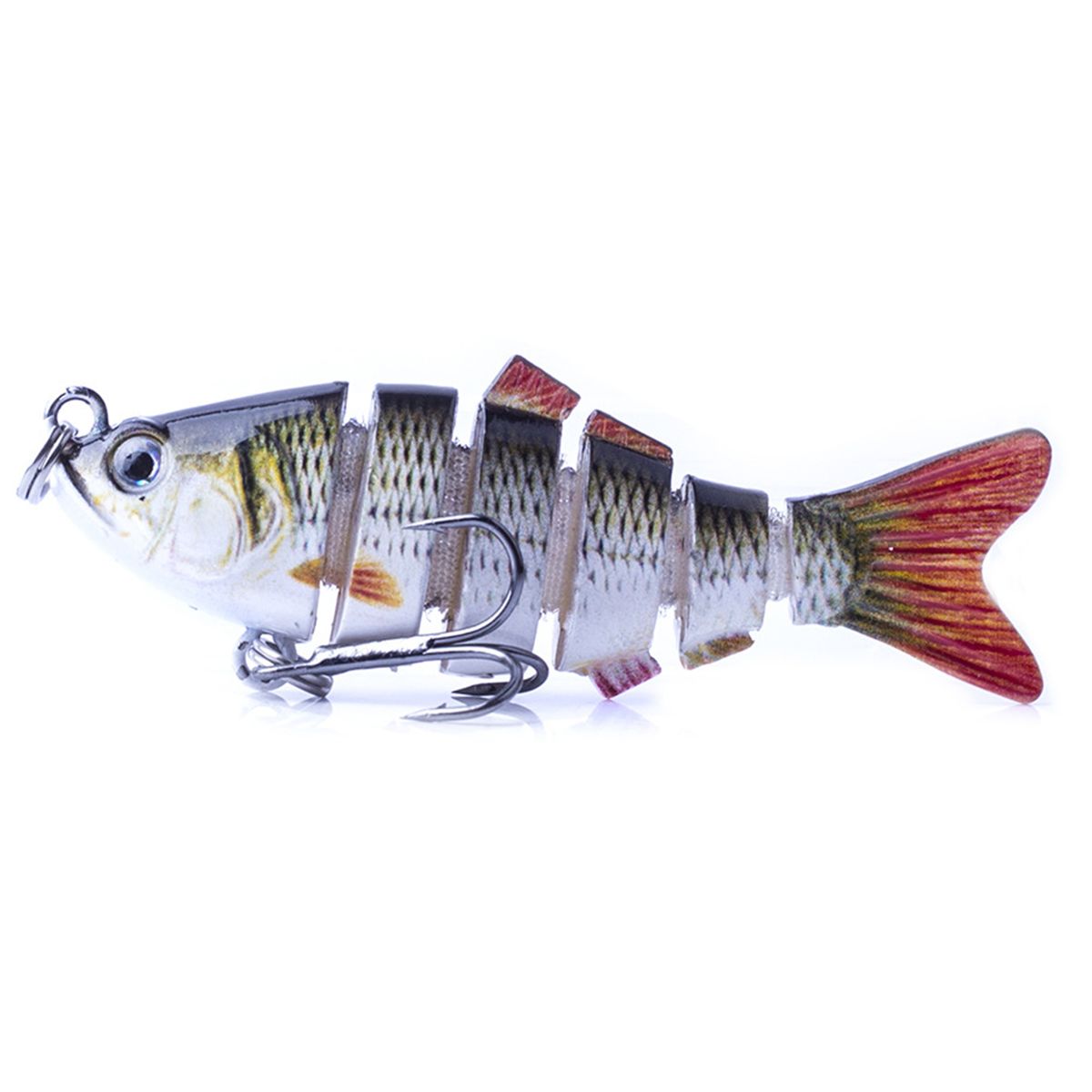 7cm 8.5g Reusable Artificial Bait 6 Sections Vivid-A