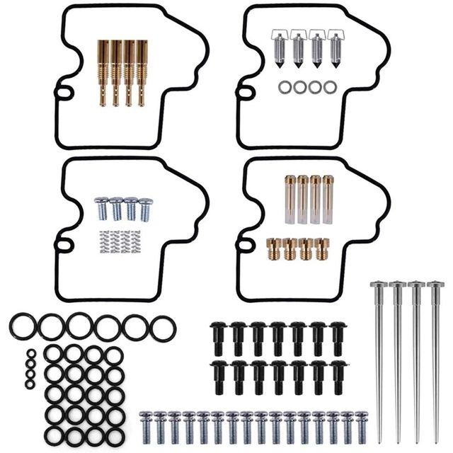 Carburetor Repair Rebuild Kit Gaskets Jets Fits Fo
