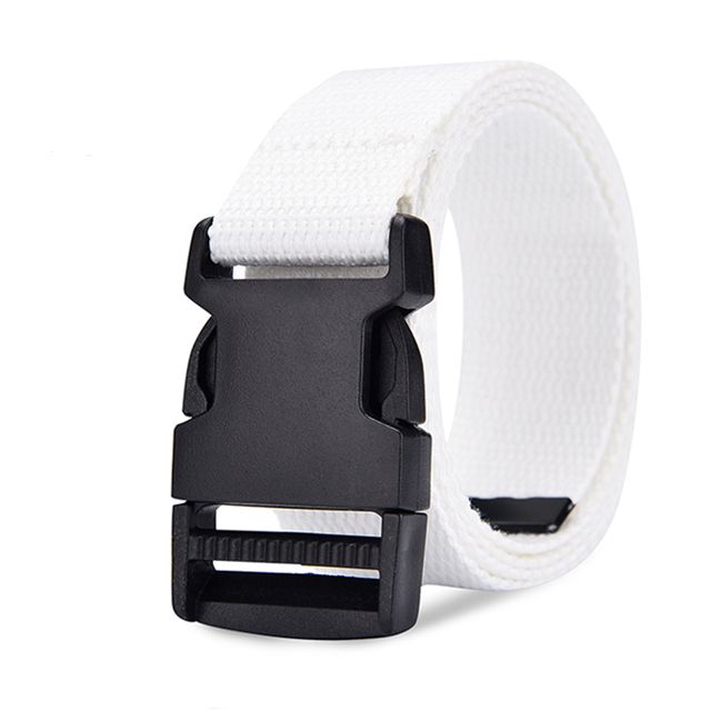 Genuine Tactical Belt Quick Release Outdoor Military Belt Soft Real Nylon Sports Accessories Men And Women Black Belt(#Z12 White)