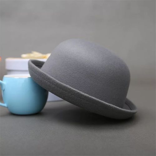 SUPERIOR QUALITY SUEDE BOWLER HAT
