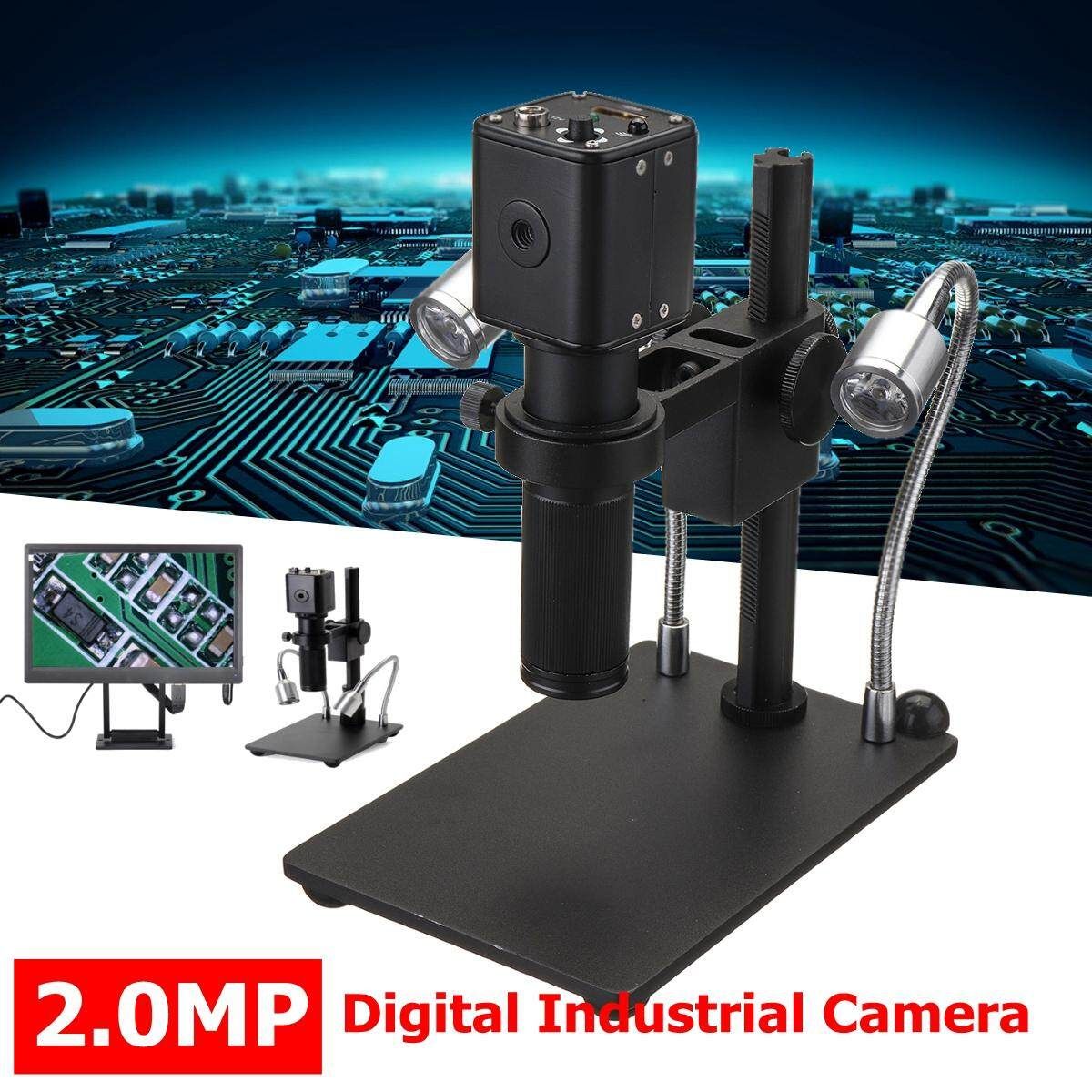 HD 1080p Industrial Camera Microscope CCD 2.0MP Digital Camera Electronic Magnifier USB 2.0
