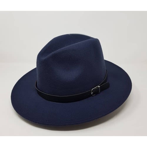 Unisex Stylish Fedora Hat - Blue