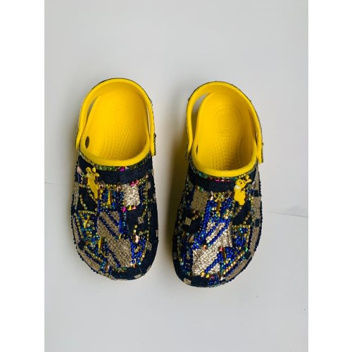 Bling Custom Rhinestone Crocs - Yellow