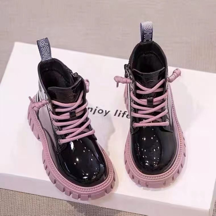 Girls' Trifle Sole Fashion Boots-Pink