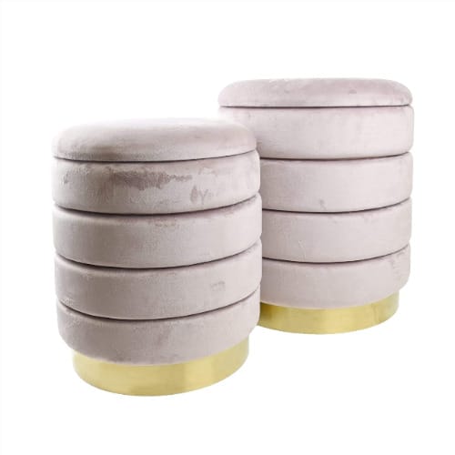 Set Of 2 Ottomans