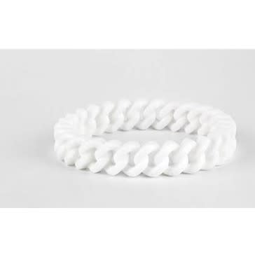 Men’s Silicon Bracelet - White
