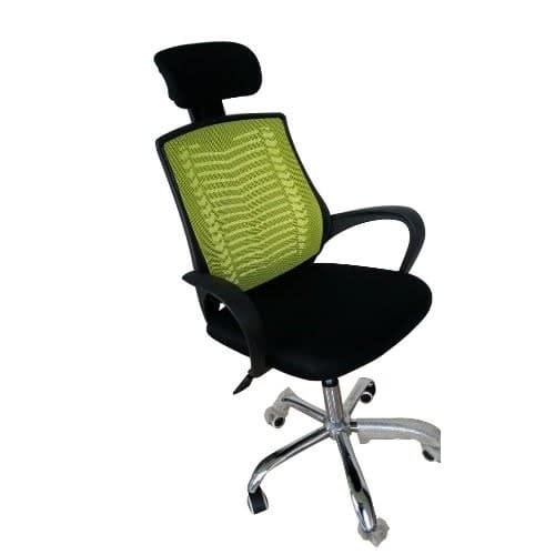 Office Chair With Headrest - Green