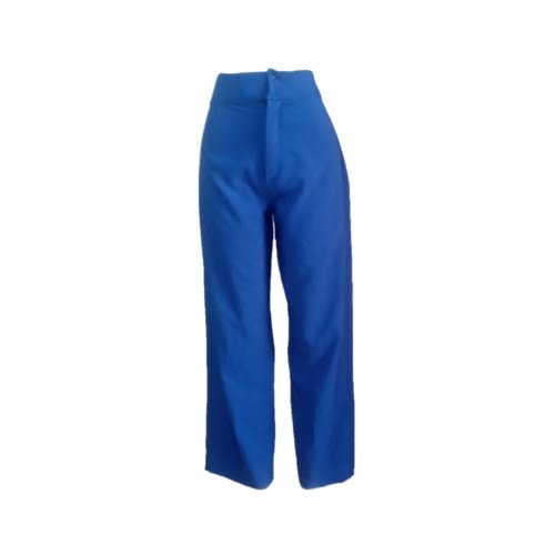 High Waist Blue Pants