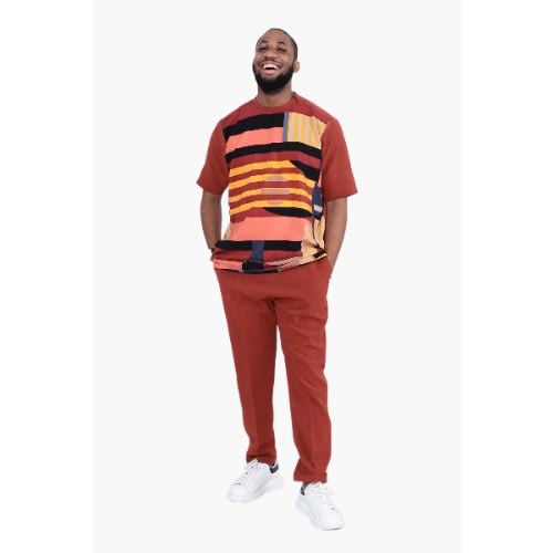 Men's Patterned Outfit