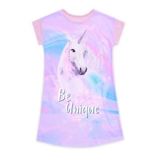 Girls Short Sleeve Night Gown – Be Unique