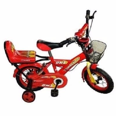 Simba Children's Bicycle With Training Wheels - Red - 12