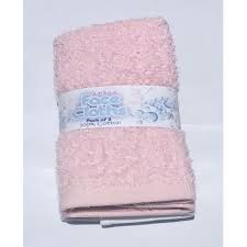 Pack Of 2 Face Towel - Pink & White