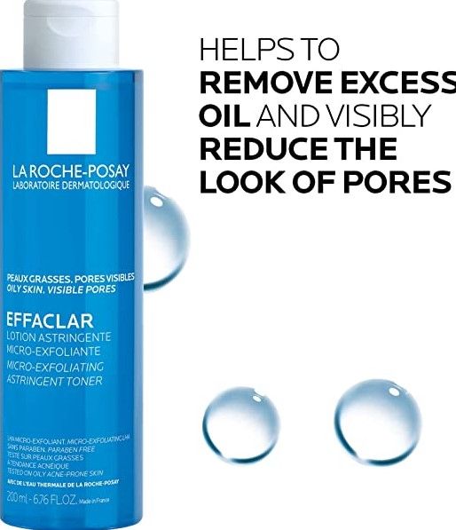Effaclar Anti-Blackhead Micro-Exfoliant Astringent Toner, 200ml