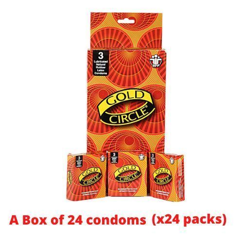 New Gold Circle Condom -24 Packs (72 COUNTS)