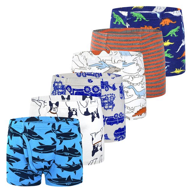6Pcs/lot Cotton Children Panties
