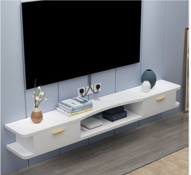 Floating Cabinet Drawer Shelf + Mounting Brackets