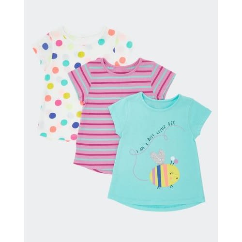 Girls T-shirt - Pack Of 3