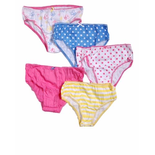 5-in-1 Girls Panties - Multicolour