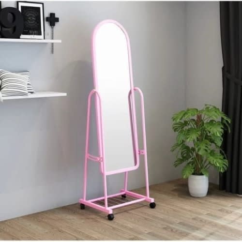 Moveable Dressing Mirror - Pink