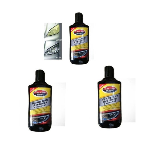 Headlight Restorer & Sealant -200ml X 3pieces