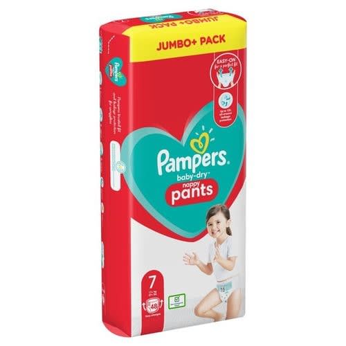 Baby-dry Nappy Pants Size 7 Jumbo Pack - 48 Count