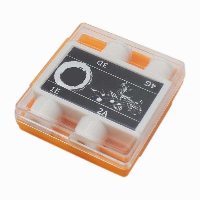 Portable 4 Notes Diatonic Pitch Pipe Box Tuner For Violin Practicing