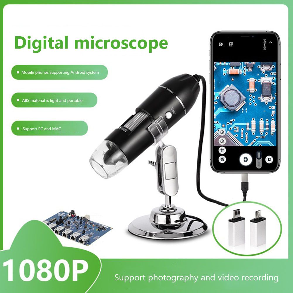Microscope For Soldering 500X/1000X/1600X Digital USB Industrial Electronic Desktop Magnifier Soldering Phone Repair Magnifier