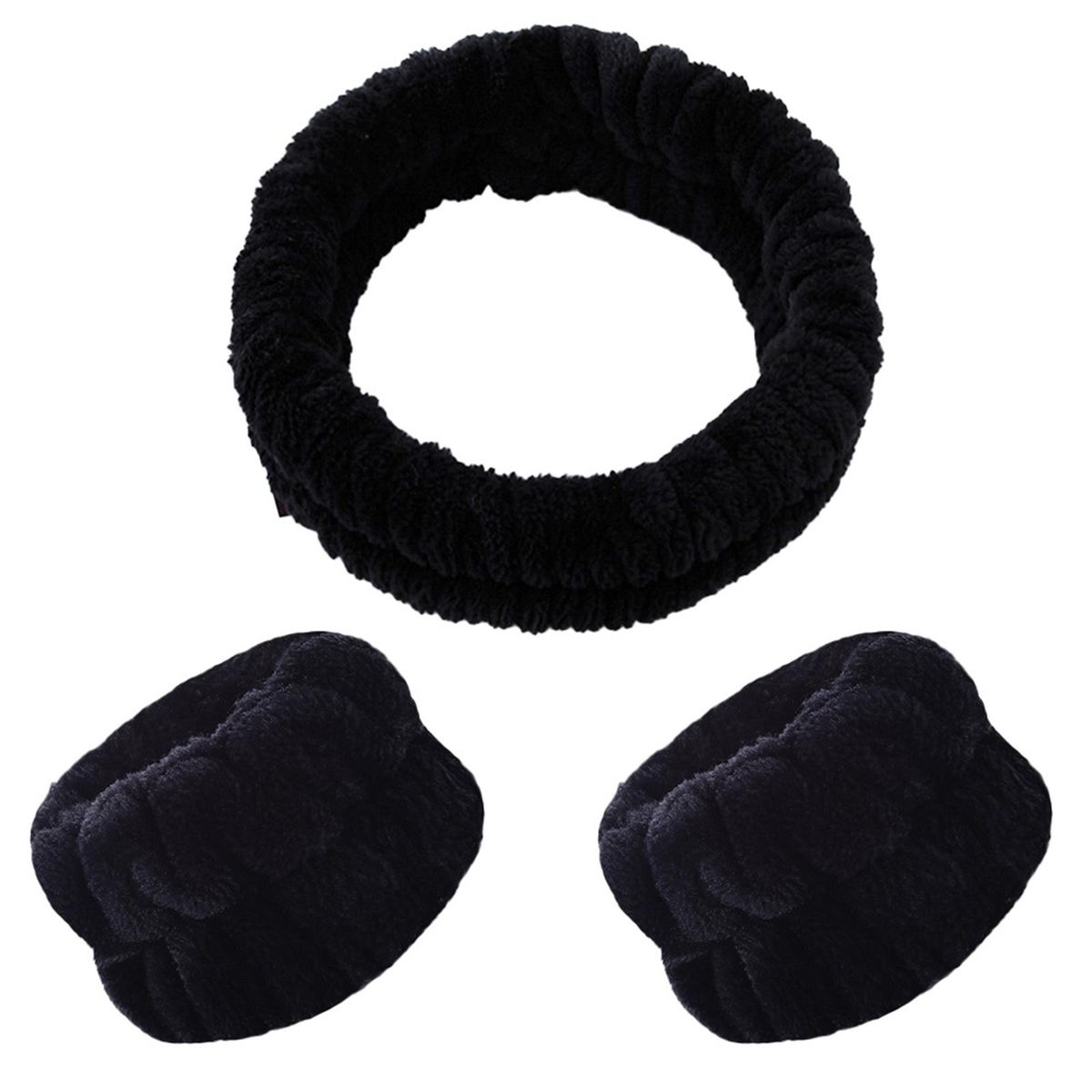 Plush Hair Band Cosmetic Makeup Washing Face Shower Spa Elastic Hair Hoop
