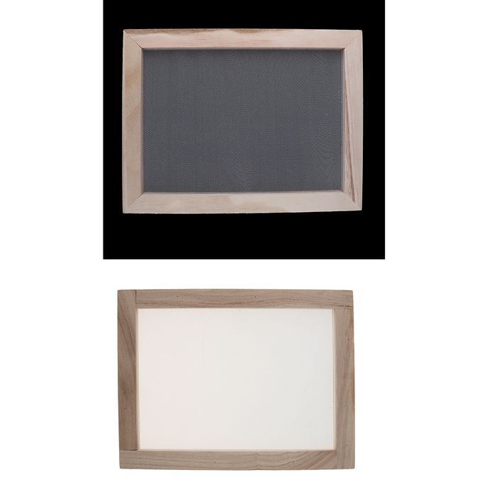 2sets Paper Making Mold Papermaking Mould Frame Screen Tools Paper