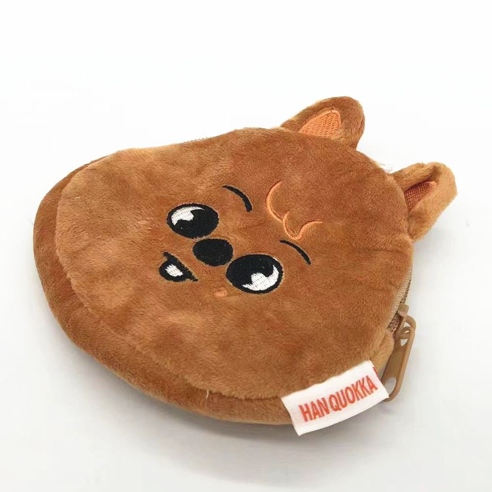 Kpop Merch Stray Kids SKZOO Cartoon Animal Plush Coin  Korean Cute Mini Purses For Women Girls Credit ID Card Holder Wallet