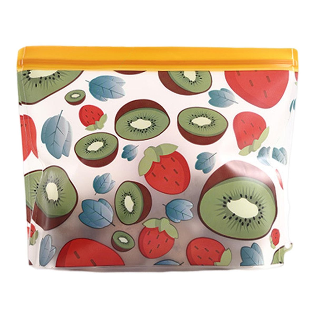 Food Storage Container Food Grade Gallon Freezer Bag Orange