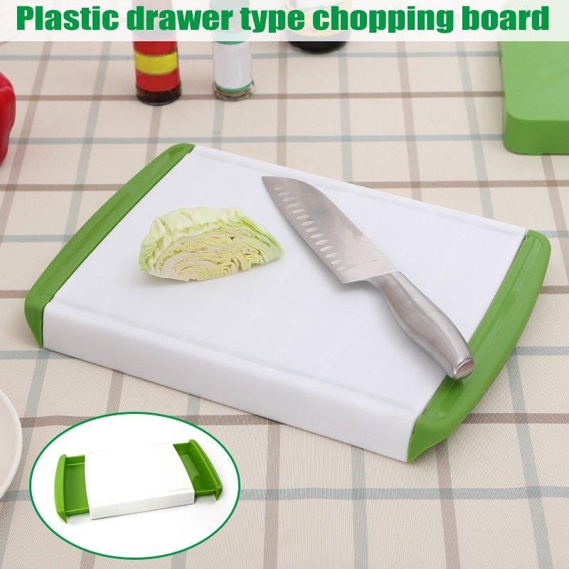 Cutting Chopping Board Drawer Type,Plastic,Storage,Tool